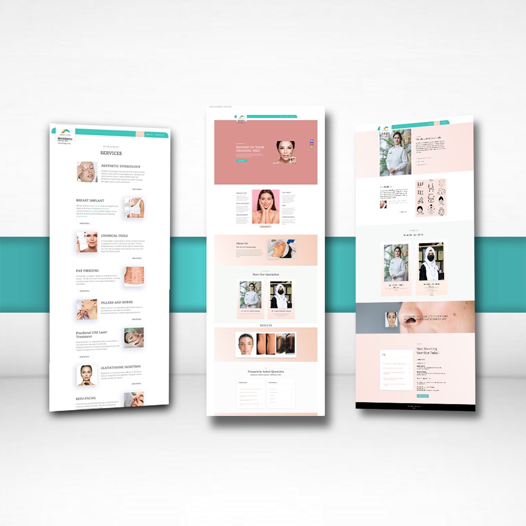 Beauty Care – Website Design and Development